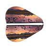 UNIOND Mountain View at Sunrise Printed Hair Drying Towel Quick Dry Absorbent Coral Velvet Dry Hair Cap with Button Fixed for Drying Long Thick Hair view 2