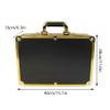 Bazargame Hairdresser salon tools,Barber Carrying Case hairdresser carrying case, hairdresser travel case trimmer carrying case with combination lock(Gold) view 3
