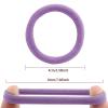100 Pcs Thick Seamless Hair Ties, Ponytail Holders Hair Accessories No Damage for Thick Hair Valentine's Day Gift(Candy Colors) view 2