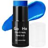 Go Ho Cream-Blendable Blue Face Paint Stick (1.06 Oz),Full-coverage Royal Blue Face Body Paint for Adults Children Halloween Cosplay Avatar Smurf Clown SFX Makeup,Waterproof Sport Eye Black Stick view 1
