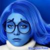 Go Ho Cream-Blendable Blue Face Paint Stick (1.06 Oz),Full-coverage Royal Blue Face Body Paint for Adults Children Halloween Cosplay Avatar Smurf Clown SFX Makeup,Waterproof Sport Eye Black Stick view 4