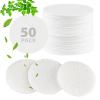50-Count Compressed Facial Sponges, 100% Natural Cellulose Spa Sponge Perfect for for Daily Cleansing, Exfoliating, Removing Dead Skin and Makeup Removal view 1