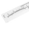 100Pcs/Set Disposable Eyebrow Ruler, Adhesive Eyebrow Guide Template, Makeup Microblading Eyebrow Tattoo Stencil Measurement view 3