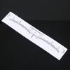100Pcs/Set Disposable Eyebrow Ruler, Adhesive Eyebrow Guide Template, Makeup Microblading Eyebrow Tattoo Stencil Measurement view 4