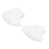 4 Pair Moisturizing Heel Socks, Stop Cracked Heels Toeless Spa Gel Socks for Foot Treatment Care, Open Toe Socks for Dry Hard Cracked Heels(White) view 2