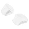 4 Pair Moisturizing Heel Socks, Stop Cracked Heels Toeless Spa Gel Socks for Foot Treatment Care, Open Toe Socks for Dry Hard Cracked Heels(White) view 3