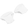 4 Pair Moisturizing Heel Socks, Stop Cracked Heels Toeless Spa Gel Socks for Foot Treatment Care, Open Toe Socks for Dry Hard Cracked Heels(White) view 4