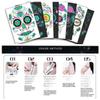 2023 New Funny Halloween Luminous Temporary Tattoos Stickers 2 Pcs,Glow In Dark Sugar Skull Face Stickers Colorful, Adults Day Of Dead Nightmare Face Tattoos Waterproof 3d Facial Party (02) view 4