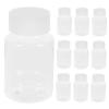 10pcs Empty Bottles with Caps Medicine Container Travel Bottle Clear Plastic Containers Makeup Containers Plastic Squeeze Bottles for Liquids Bottle Container Vial view 1