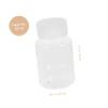 10pcs Empty Bottles with Caps Medicine Container Travel Bottle Clear Plastic Containers Makeup Containers Plastic Squeeze Bottles for Liquids Bottle Container Vial view 2