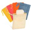 10 Pcs Bag Pouch Washing Soap Bags Body Scrubber Mesh Soap Pocket Exfoliating Soap Pouch Bags Mesh Pouch Soap Sack Laundry Bag Drawstring view 1