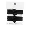 "Kinkz 5-Inch Extra Strong Hair Ties for Thick and Curly Hair - Pack of 2, No-Slip Grip, Elastic Ponytail Holders, Gentle and Comfortable, Seamless Seamless Elastic Bands, Damage-Free Hair Accessories, Long-lasting Performance, Black Hair Ties, Soft  view 1