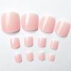 AddFavor 240pcs Press on Toenails for Women Fake Toe Nail Press ons, Nude Toe Press on Nails Glossy Press on Toe Nails Full Cover Glue on Toenails for Women and Girls, 12 sizes view 2