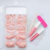 AddFavor 240pcs Press on Toenails for Women Fake Toe Nail Press ons, Nude Toe Press on Nails Glossy Press on Toe Nails Full Cover Glue on Toenails for Women and Girls, 12 sizes view 4