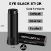 3pcs Eye Stick, Eye Black Face Body Paint Stick Colors Tube for Sports, Baseball Softball Lacrosse Football Athletes Halloween Cosplay Costume Party Makeup (Black, Brown, Green) view 2