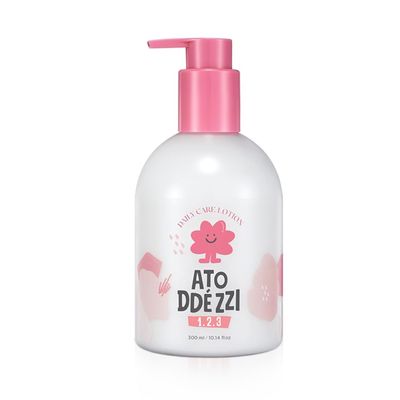 atoddzzi 123 Daily Care Lotion 300ml/10.14fl.oz. VEGAN Lotion, Face and Body, for Sensitive Skin, Moisturize, EWG Green, Mild Lotion for Everyone 10.14fl.oz.