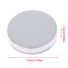 Tvoip 15g 0.5oz Empty Luxurious White Silver Edge Portable Air Cushion Puff Box BB Cream Container Dressing Case Powder Box with Air Cushion Sponge Powder Puff and Mirror view 4