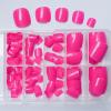 AddFavor 240pcs Nude Press on Toenails for Women Fake Toe Nail Press ons, Dark Pink Toe Press on Nails Glossy Press on Toe Nails Full Cover Glue on Toenails for Women and Girls, 12 sizes view 4