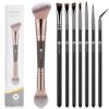 KINGMAS Foundation Makeup Brush, and Fine Angled Eyeliner Brush, Gel Eye Liner Makeup Brushes view 1