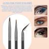 KINGMAS Foundation Makeup Brush, and Fine Angled Eyeliner Brush, Gel Eye Liner Makeup Brushes view 3