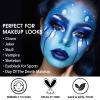 BOBISUKA Blue Face Body Paint, Oil-based Cream Painting Kit, Blendable Facepaint for Halloween Avatar Smurf Mystique Cosplay, Costume, Parties, Stage, Theater, SFX Special Effect Makeup2.1 Fl.oz view 3