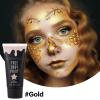BOBISUKA Gold Face Body Paint, Metallic Oil-based Painting Kit, Cream Blendable Facepaint for Halloween Cosplay, Costume, Parties, Stage, Theater, SFX Special Effect Makeup2.1 Fl.oz view 2