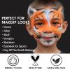 BOBISUKA Orange Face Body Paint, High Pigmented Face Painting Kit for Halloween Makeup, Scary Pumpkin, Tiger Cosplay, Costume, SFX Special Effect and Theme Parties2.1 Fl.oz view 3