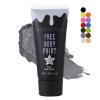BOBISUKA Grey Face Paint, Oil-based Face Painting Kit for Grayscale Makeup, Cream Body Paint for Skull, Clown, Vampire Halloween Cosplay, Costume, Party, Stage, Theater, SFX Special Effect Makeup view 1