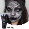 BOBISUKA Grey Face Paint, Oil-based Face Painting Kit for Grayscale Makeup, Cream Body Paint for Skull, Clown, Vampire Halloween Cosplay, Costume, Party, Stage, Theater, SFX Special Effect Makeup view 2