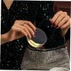Beaupretty 2pcs Round Black Refillable Blusher Box with Puff and Mirror Two Pressed Container for Makeup Storage Lightweight and Portable for Travel and Daily Use view 4