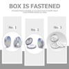 Beaupretty Loose Face Powder Container 2pcs Makeup Powder Puff Holder Case Mirror Compact Leakproof view 3