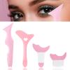 4-in-1 Silicone Eyeliner Aid & Mascara Shield Guard - Multifunctional Eye Makeup Tool for Women & Beginners (Pink) view 1