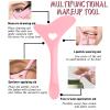 4-in-1 Silicone Eyeliner Aid & Mascara Shield Guard - Multifunctional Eye Makeup Tool for Women & Beginners (Pink) view 3