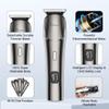 Hatteker Beard Trimmer for Men,Waterproof Grooming Kit with Mustache,Face,Nose,Body Trimmer Hair Clippers Cordless Electric Razors,Gift for Men view 3