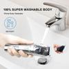 Hatteker Beard Trimmer for Men,Waterproof Grooming Kit with Mustache,Face,Nose,Body Trimmer Hair Clippers Cordless Electric Razors,Gift for Men view 4