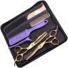 Barber Scissors Set 5.5 6 Steel Thinning Shears Hair Cutting Scissors Hair Scissors Hairdressing Scissors 6 inches Jin D-1 6Y view 1