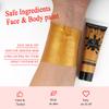 Bowitzki Face and Body Paint 2oz Cream Makeup 60ml Water Based Face Painting Special Effects For Adults Halloween Christmas Party Stage Cosplay (Gold+Silver) view 2