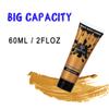 Bowitzki Face and Body Paint 2oz Cream Makeup 60ml Water Based Face Painting Special Effects For Adults Halloween Christmas Party Stage Cosplay (Gold+Silver) view 4