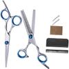 6 Hair Cutting Hairdressing Scissors Set Thinning Shears For Men Women view 2
