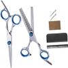 6 Hair Cutting Hairdressing Scissors Set Thinning Shears For Men Women view 3