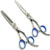 6" Hairdressing Scissors Salon Hairdresser Barber Scissors Kit Sharp and Precise Cut for Barber Shop,Salon and Home Use view 2