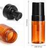 2 Pcs 100ml 3.3oz Empty Foam Pump Bottle Foaming Soap Pump Dispensers Travel Soap Bottle Travel Foaming Dispensers Plastic Foam Dispenser Bottle Cosmetic Container for Hand Soap Shampoo Body Wash view 4