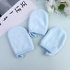 FOMIYES 3pcs Soft Facial Cleaning Gloves Thickened Makeup Removal Puff for Gentle Cosmetic Powder Cleansing Washable and Reusable Cleaning Pads view 4