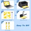 25 Pieces Lipstick Holder Keychains, DIY Sublimation Blanks Chapstick Holder Keychains Lip Holder Keychain Lip Balm Holder Keychain for Women Men view 2