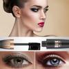 4D Silk Fiber Lash Mascara Black -5x Natural Volume & Length Liquid black Mascara with Fiber Extensions for Thickening, Waterproof & Smudge-proof Full and Soft Lashes (1) view 4
