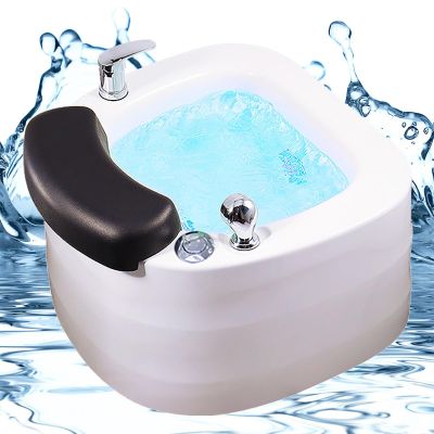 BaYte Semi-Circular Foot Bath Acrylic Massage Footbath Foot Massager Adjustable Temperature Massage Pedicure Spa Stress Relief Pedicure Bowl Foot Detox Bucket Tub for Home Spa Treatment.