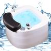 BaYte Semi-Circular Foot Bath Acrylic Massage Footbath Foot Massager Adjustable Temperature Massage Pedicure Spa Stress Relief Pedicure Bowl Foot Detox Bucket Tub for Home Spa Treatment. view 1