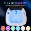 BaYte Semi-Circular Foot Bath Acrylic Massage Footbath Foot Massager Adjustable Temperature Massage Pedicure Spa Stress Relief Pedicure Bowl Foot Detox Bucket Tub for Home Spa Treatment. view 2
