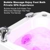 Acrylic Foot Bath Foot Bath Sink Massage Footbath can Automatically Drain and Adjust Hot and Cold Water with Pedicure Foot Rest Foot Baths & Spas Best Pedicure at Home Spa Treatment. view 4