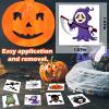 180pcs 60 Designs Halloween Temporary Tattoos for Kids, Children Fake Tattoos Stickers Party Supplies, Pumpkin Lantern Ghost Vampire Tattoo Body Sticker Halloween Party Themed Accessory Decorations view 3